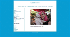 Desktop Screenshot of lisabeebe.com