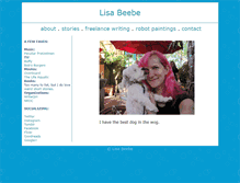 Tablet Screenshot of lisabeebe.com